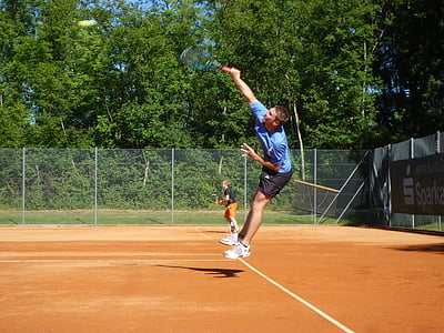 tennis, volley, sport, action, sporty, movement, ball