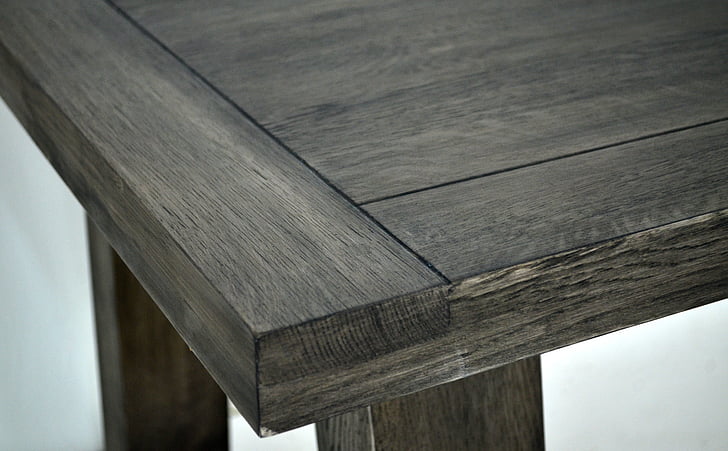 dub, stolní, tabulka, Antik šedá, dřevo - materiál, prkno, pozadí