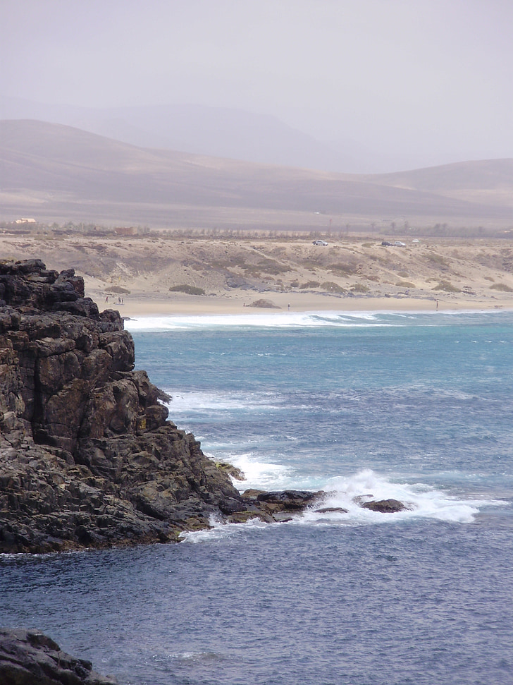 Fuerteventura, Spanje, El cotillo, landschap, rust, Canarische, landschap