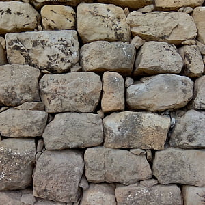 стена, камък, рок, селски, стар, архитектура