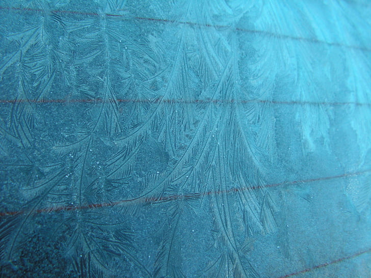 Frost, glasur, vinter, sølv, blå, Ice, baggrunde