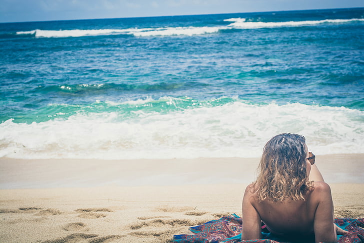 beach, bikini, caribbean, coast, leisure, ocean, outdoors