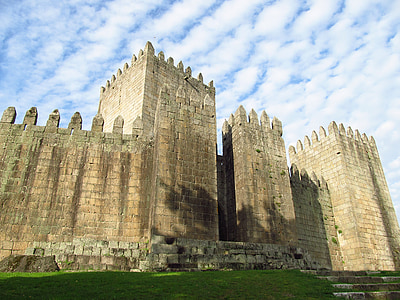 葡萄牙, guimaraes, 遗产, 堡垒, 教科文组织, 城堡, 建筑