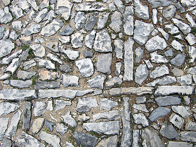 patch, stones, paving stones, cross, pattern