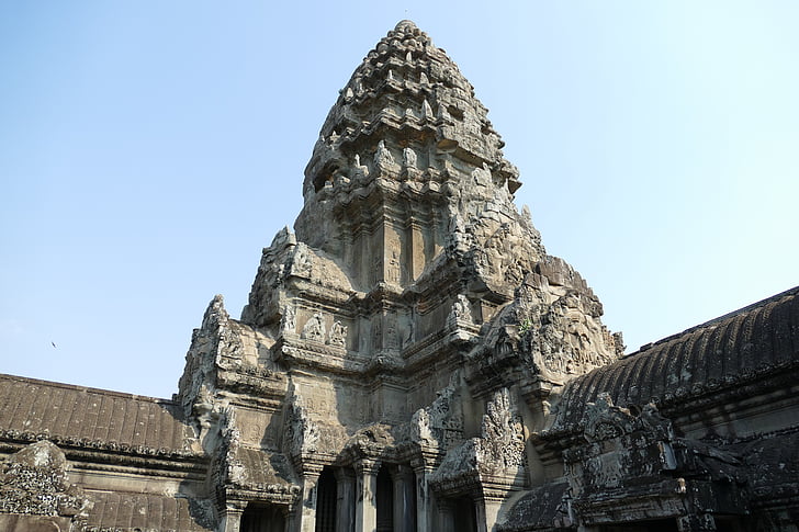 Angkor, Angkor wat, Cambodja, Temple, Asien, tempel kompleks, historisk set
