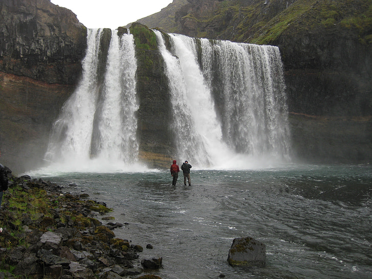 vandfald, Island, fiskeri