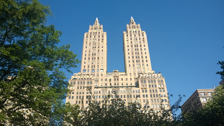 здание, Нью-Йорк, Манхэттен, фильм, Охотники за привидениями, Бизнес башни, офисы