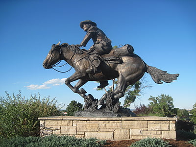cavall, estàtua, punt de referència, arquitectura, viatges, escultura, Monument