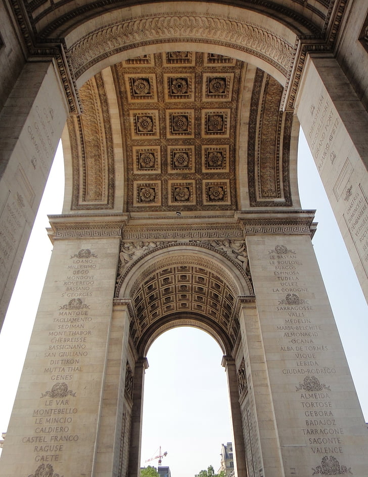 Arc de triomphe, Paris, Şehir, 1944, Fransa, ilgi duyulan yerler, kozmopolit şehir