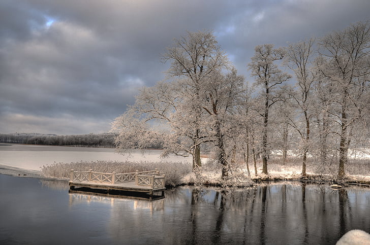 winter, nääs, hdr