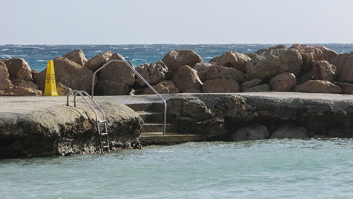 Cyprus, Ayia napa, Hotel, natuurlijke zwembad, trap, stappen