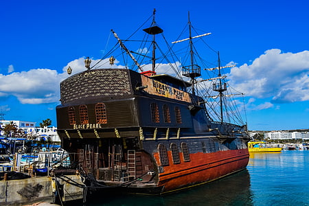 boat, vessel, ship, sailboat, pirate ship, cruise boat, tourism