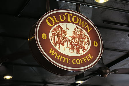 malaysia, old town, travel, cafe, coffee, brand, signboard