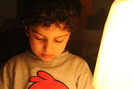 Kind, Zeichnung, Irak, Bagdad, Licht