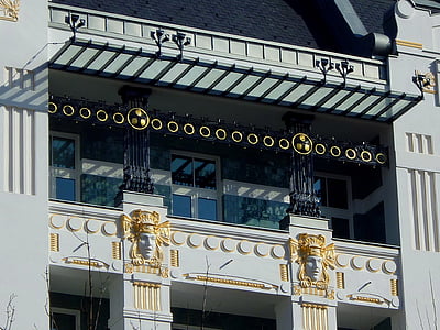 JAV ambasada, art nouveau stiliaus Obecni stilius, Dom aikštė, Budapeštas, Vengrija, pastatas, kapitalo