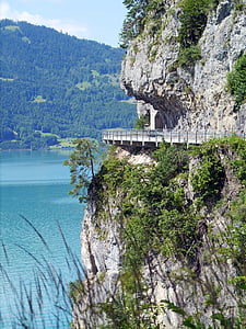 Thunské jazero, Severná cesta, Rock, Galéria, tunel, Dobrodružný, Bernese oberland