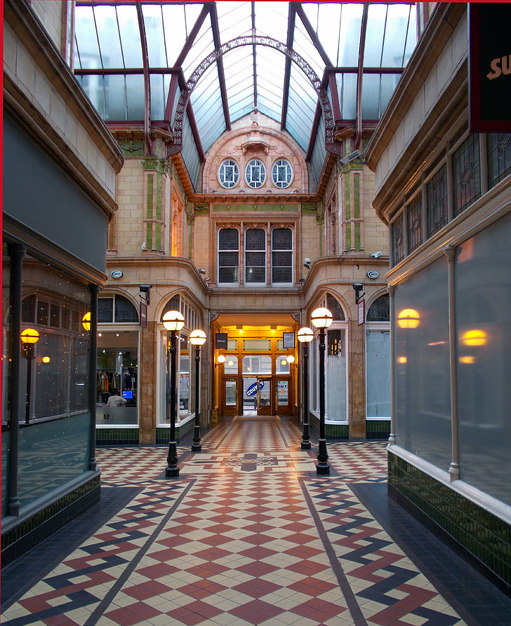 Miller, arcade, Preston, Lancashire, építészet