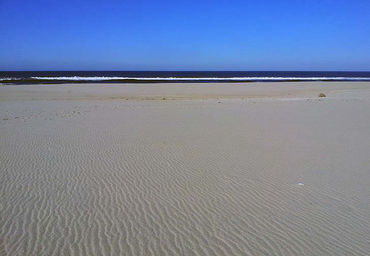 nisip, Mar, orizont, ocean, plajă, mare, natura