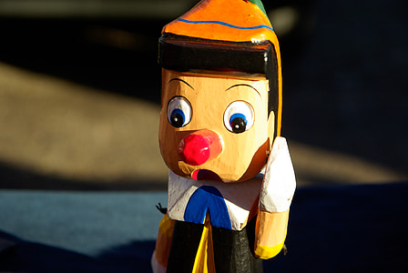 Pinocchio, marionett, Conte, Italien