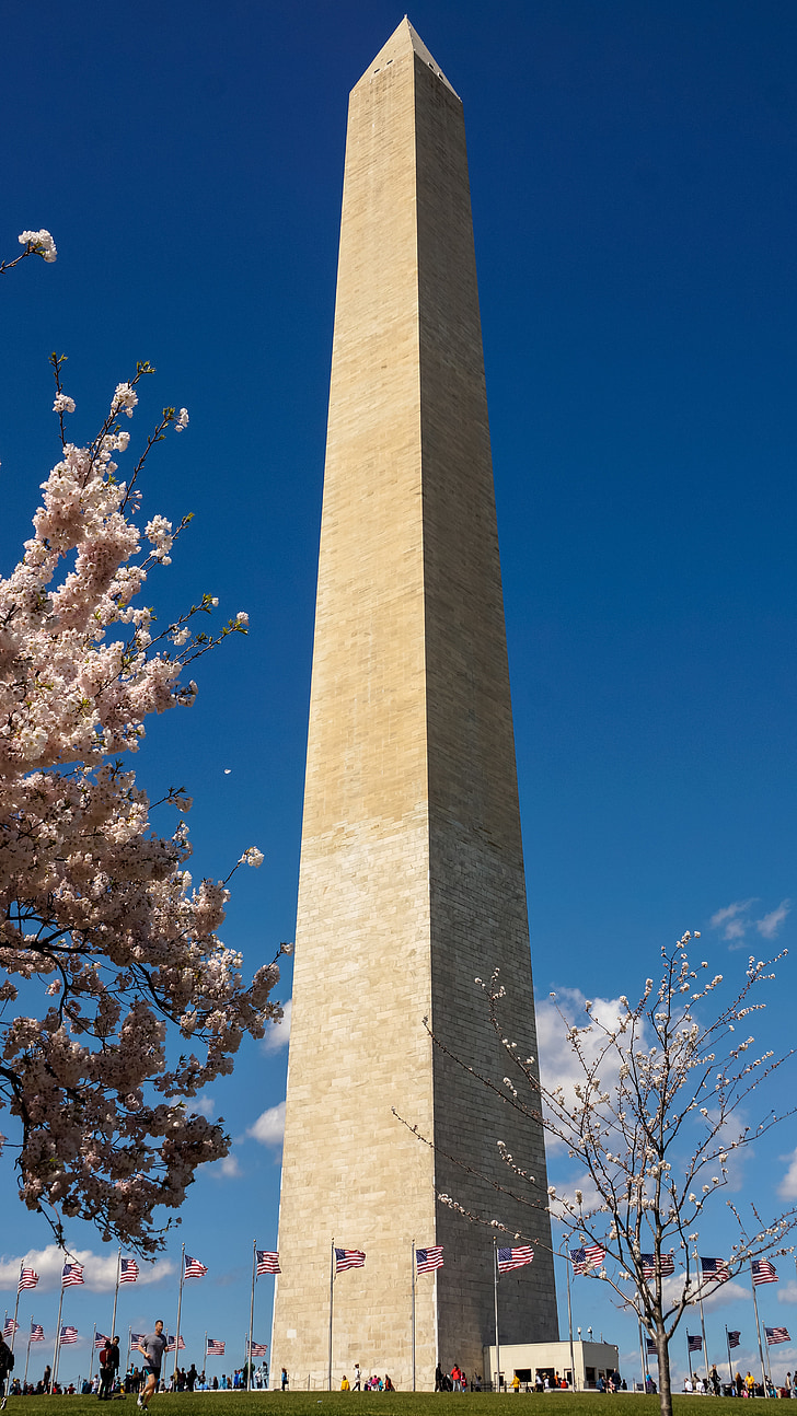 Монумент Вашингтона, Вашингтон, округ Колумбія, Пам'ятник, Меморіал, США, приціл, туризм