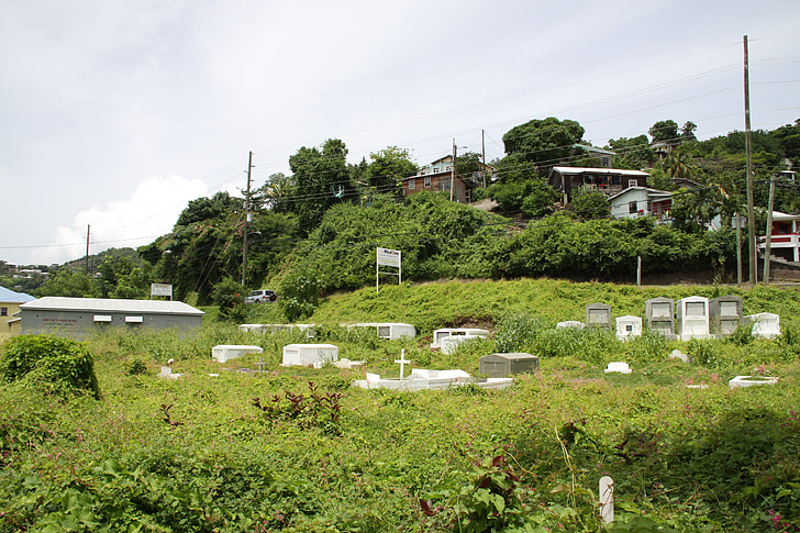 cemitério, Grenada, Grand anse