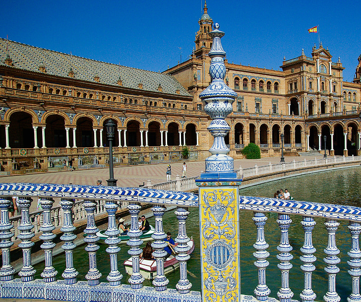 Sevillan, Andalusia, Espanja, arkkitehtuuri