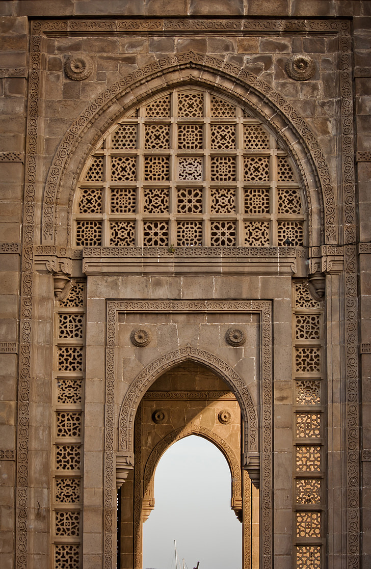 Brána Indie, Bombaj, Brána, Architektura, Památník, Indie, Brána