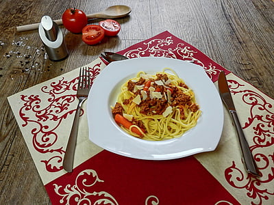 pasta, noedels, spagetti, spaghetti, eten, voedsel, koken