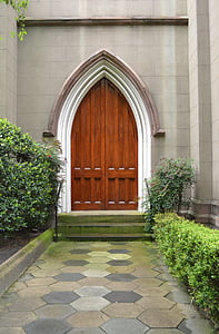 Savannah, Georgia, historiallinen, Etelä, kirkko, St johns episkopaalinen kirkko, kristillisdemokraatit
