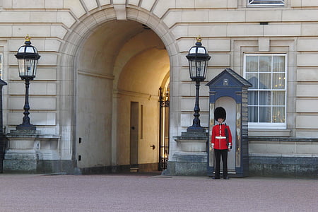 Buckinghamin palatsi, vahdinvaihto, kuningaskunta, Iso-Britannia, Englanti, Iso-Britannia, Lontoo