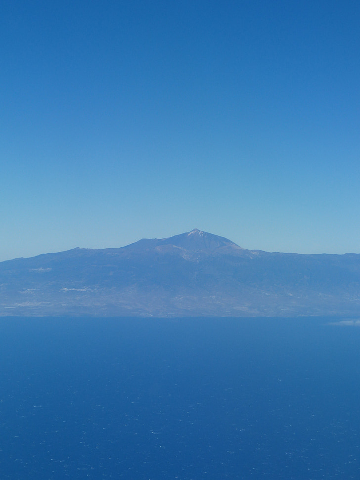 Tenerife, øya, Flyfoto, fjell, Teide, Kanariøyene, vulkanen