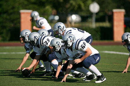 football, american football, football team, team, american football team, offense, offensive formation