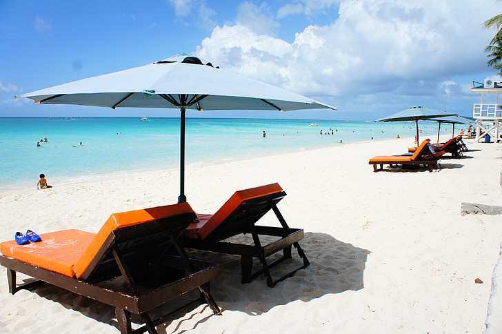 strand, Boracay beach, zee, zonsondergang, zand, vakanties, zomer