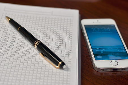 Σημειωματάριο (Notepad), Mont-blanc, σημειώσεις, Επαγγελματίες, Εφημερίδα, iPhone, γραφείο