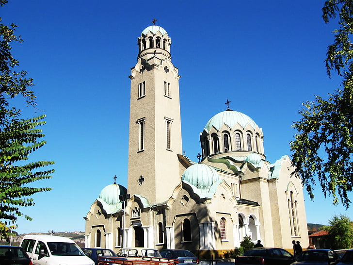 centro storico, grande tyrnovo, Bulgaria, una città in bulgaria, paesaggio, Chiesa