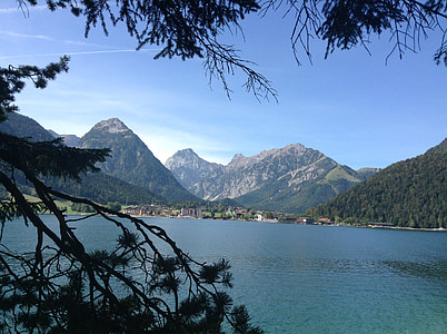 Österrike, bergen, landskap, vacker natur, Tyrolen, Europeiska, Alperna
