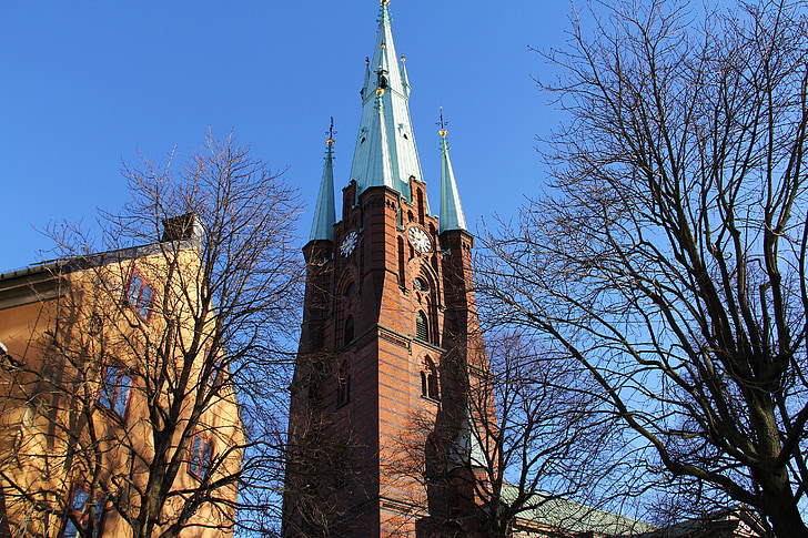 Igreja de Klara, Igreja, linda, rezar, oração, Sueco, Estocolmo