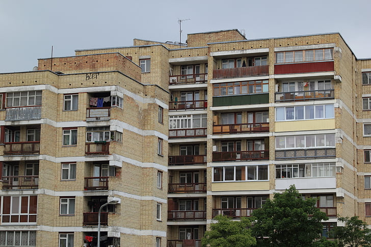 Lietuva, Visaginas, gyvenamųjų namų, butai, russianlithuania, Rusų, Architektūra
