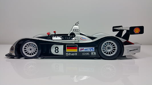 đua xe, Le mans, năm 1999, bạc, tự động, Mô hình xe hơi