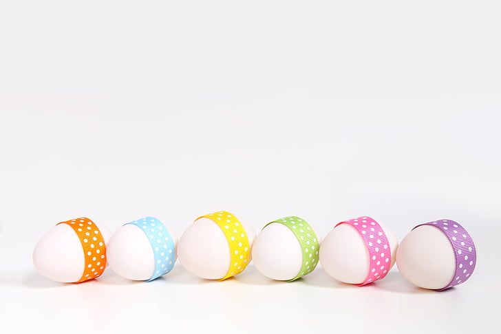 feiring, farget, fargerike, dekorasjon, påske, egg, egg