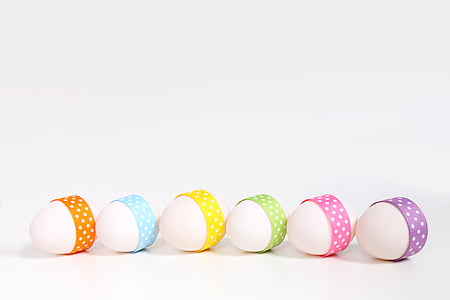 celebracja, kolorowe, kolorowe, Dekoracja, Wielkanoc, jajko, jaja