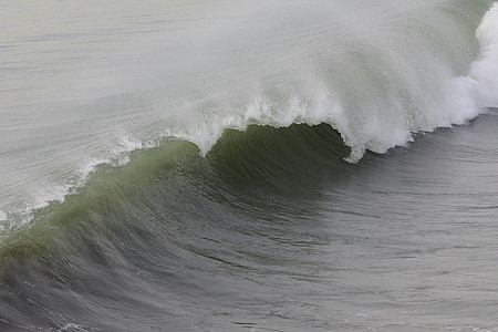 vague, océan, nature, plage, Huntington, du Pacifique, Californie