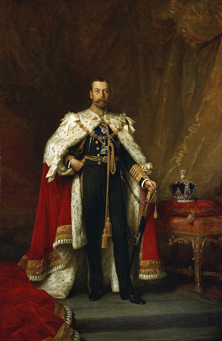 Woodsovou, King george v, Anglie, Velká Británie, slavný, historické, muž