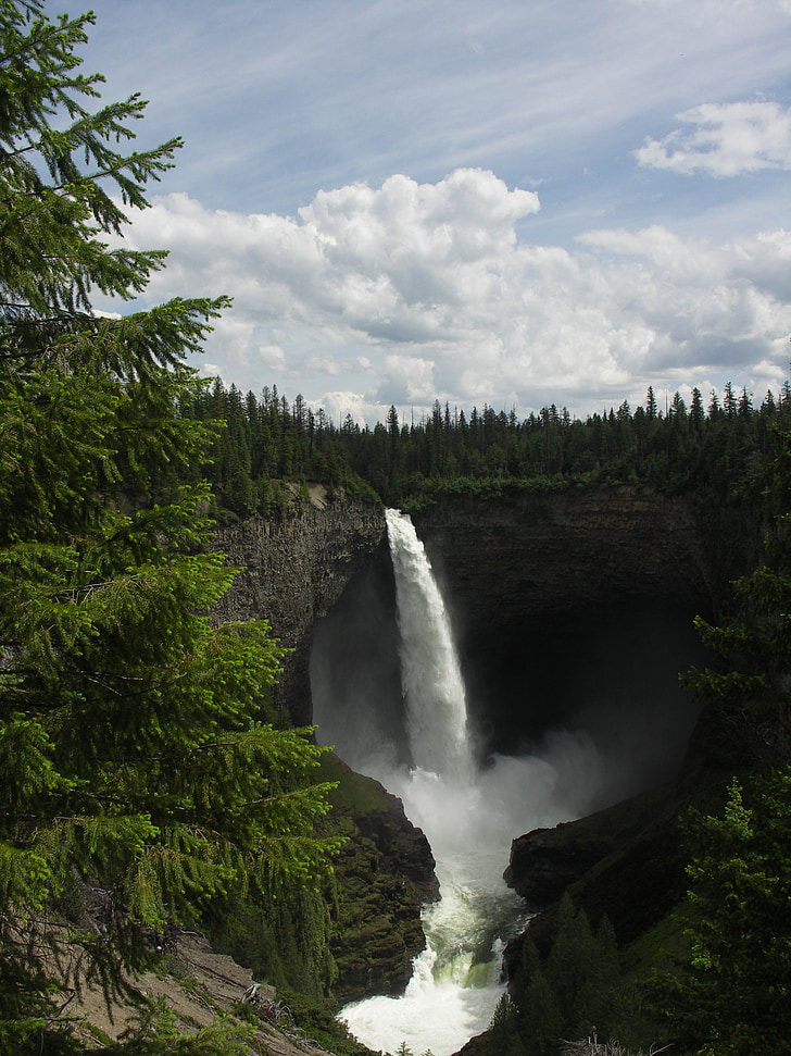vattenfall, vatten, vatten, Bach, blåsljud, skogen, Kanada