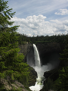 Wasserfall, Wasser, Wasser, Bach, Murmeln, Wald, Kanada