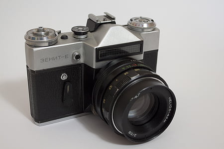kamero, Zenit, Sovjetske, SLR fotoaparat, fotoaparat - fotografske opreme, oprema, tehnologija