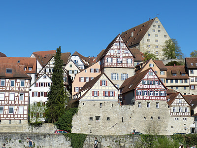 施韦比施哈尔厅, 符腾堡, 从历史上看, 中世纪, 巴登符腾堡, 旧城, 德国