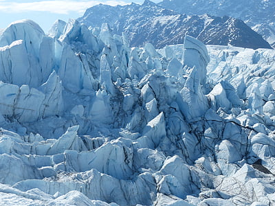 gletsjer, ijs, natuur, blauw, Alaska, winter, buiten