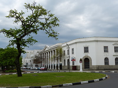 Zuid-Afrika, Stellenbosch, gebouw, Kaapse koetshuis, pijler, Kaapstad, historisch
