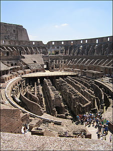 Colloseum, Rím, Taliansko, Rímske dejiny, Arena, Rimania, Roman